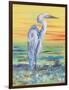 Egret Sunset I-Olivia Brewington-Framed Art Print