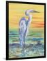 Egret Sunset I-Olivia Brewington-Framed Art Print