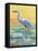 Egret Sunset II-Olivia Brewington-Framed Stretched Canvas