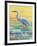 Egret Sunset II-Olivia Brewington-Framed Art Print