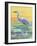 Egret Sunset II-Olivia Brewington-Framed Art Print