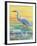 Egret Sunset II-Olivia Brewington-Framed Art Print