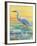 Egret Sunset II-Olivia Brewington-Framed Art Print