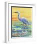 Egret Sunset II-Olivia Brewington-Framed Art Print