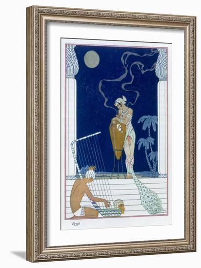 'Egypt', 1912-Georges Barbier-Framed Giclee Print