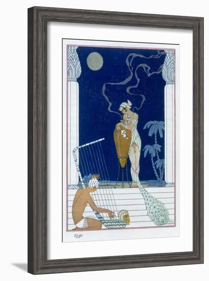 'Egypt', 1912-Georges Barbier-Framed Giclee Print