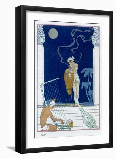 'Egypt', 1912-Georges Barbier-Framed Giclee Print