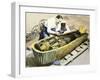 Egypt-1922 : English archaeologist Howard Carter (1873-1939) and an Egyptian assistant-English Photographer-Framed Giclee Print