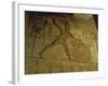 Egypt, Abu Simbel, Reliefs in Great Temple of Ramses II-null-Framed Giclee Print