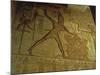 Egypt, Abu Simbel, Reliefs in Great Temple of Ramses II-null-Mounted Giclee Print