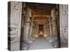 Egypt, Abu Simbel, Statues and Temple of Ramses Ii, Main Chamber-Michele Falzone-Stretched Canvas