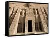 Egypt, Abu Simbel, Temple of Nefertari and Hathor-Michele Falzone-Framed Stretched Canvas