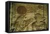 Egypt, Abydos, Stone Carvings of Seti I-Claudia Adams-Framed Stretched Canvas