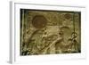 Egypt, Abydos, Stone Carvings of Seti I-Claudia Adams-Framed Photographic Print