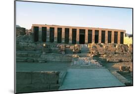 Egypt, Abydos, Temple of Pharaoh Seti I, New Kingdom-null-Mounted Giclee Print