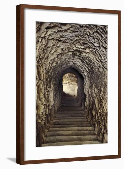 Egypt, Alexandria, Catacombs of Kom-Esh-Shuqafa, Interior of the Hypogeum-null-Framed Giclee Print