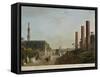 Egypt, Alexandria, Granite Pillars of Portico of Canopus, 1804-Luigi Mussini-Framed Stretched Canvas