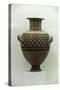 Egypt, Alexandria, Hydria with Geometrical Patterns, Baked Clay-null-Stretched Canvas