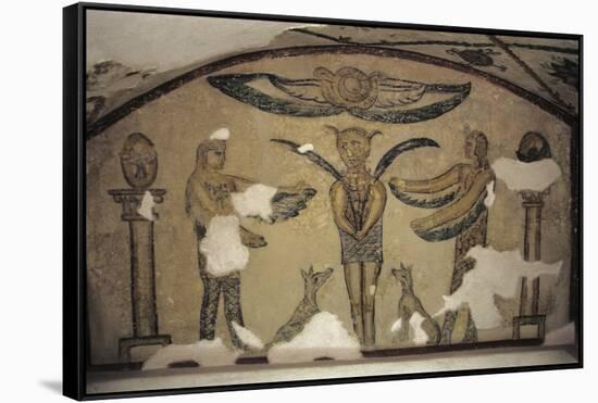 Egypt, Alexandria, Mural Paintings at Kawm Ash-Shuqafah-null-Framed Stretched Canvas