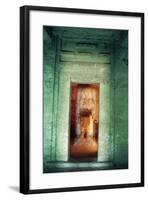 Egypt, Amarna, Tell El-Amarna, Necropolis, Tomb of Dignitary Ahmose, Niche with Statue-null-Framed Giclee Print