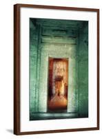 Egypt, Amarna, Tell El-Amarna, Necropolis, Tomb of Dignitary Ahmose, Niche with Statue-null-Framed Giclee Print