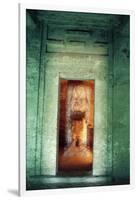 Egypt, Amarna, Tell El-Amarna, Necropolis, Tomb of Dignitary Ahmose, Niche with Statue-null-Framed Giclee Print