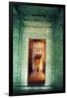 Egypt, Amarna, Tell El-Amarna, Necropolis, Tomb of Dignitary Ahmose, Niche with Statue-null-Framed Giclee Print