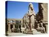 Egypt, Ancient Thebes, Luxor, Karnak, Temple of Amon, Court of Ramses II-null-Stretched Canvas