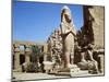 Egypt, Ancient Thebes, Luxor, Karnak, Temple of Amon, Court of Ramses II-null-Mounted Giclee Print