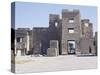 Egypt, Ancient Thebes, Medinet Habu, Temple of Ramses III, Royal Pavilion-null-Stretched Canvas