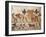 Egypt, Ancient Thebes, Shaykh 'Abd Al-Qurnah, Mural of Farmers at Work-null-Framed Giclee Print