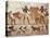 Egypt, Ancient Thebes, Shaykh 'Abd Al-Qurnah, Mural of Farmers at Work-null-Stretched Canvas