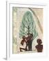 Egypt, Ancient Thebes, Shaykh 'Abd Al-Qurnah, Mural of Man Resting under Tree at Tomb of Menna-null-Framed Giclee Print