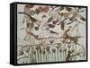 Egypt, Ancient Thebes, Shaykh 'Abd Al-Qurnah, Mural of Marshland Fowl and Cats at Tomb of Menna-null-Framed Stretched Canvas