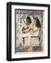 Egypt, Ancient Thebes, Shaykh 'Abd Al-Qurnah, Mural of Prince and Wife at Tomb of Senneferi-null-Framed Giclee Print