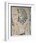 Egypt, Ancient Thebes, Valley of the Kings, Mural of Pharaoh Amenhotep III-null-Framed Premium Giclee Print