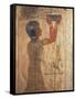 Egypt, Ancient Thebes, Valley of the Kings, Mural of Priest at Tomb of Ramses IX-null-Framed Stretched Canvas