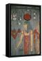 Egypt, Ancient Thebes, Valley of the Kings, Tomb of Horemheb, Mural Painting Depicting Goddess Isis-null-Framed Stretched Canvas