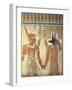 Egypt, Ancient Thebes, Valley of the Queens, Mural of Ramses III and God Anubis-null-Framed Giclee Print