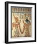 Egypt, Ancient Thebes, Valley of the Queens, Mural of Ramses III and God Anubis-null-Framed Giclee Print