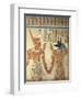 Egypt, Ancient Thebes, Valley of the Queens, Mural of Ramses III and God Anubis-null-Framed Giclee Print