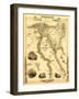 Egypt and Arabia - Panoramic Map-Lantern Press-Framed Art Print