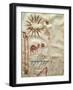 Egypt and Nile, from Navigational Map, Plate-null-Framed Giclee Print