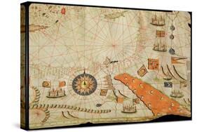 Egypt and the Red Sea, from a Nautical Atlas of the Mediterranean and Middle East-Calopodio da Candia-Stretched Canvas