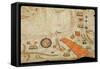 Egypt and the Red Sea, from a Nautical Atlas of the Mediterranean and Middle East-Calopodio da Candia-Framed Stretched Canvas