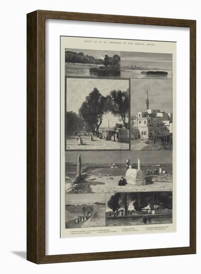 Egypt as it Is-Charles Auguste Loye-Framed Giclee Print