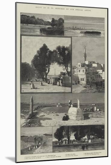 Egypt as it Is-Charles Auguste Loye-Mounted Giclee Print