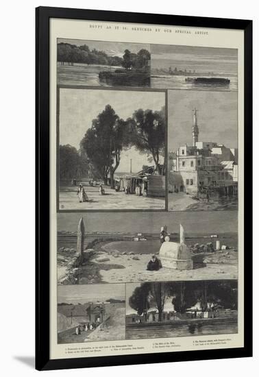 Egypt as it Is-Charles Auguste Loye-Framed Giclee Print