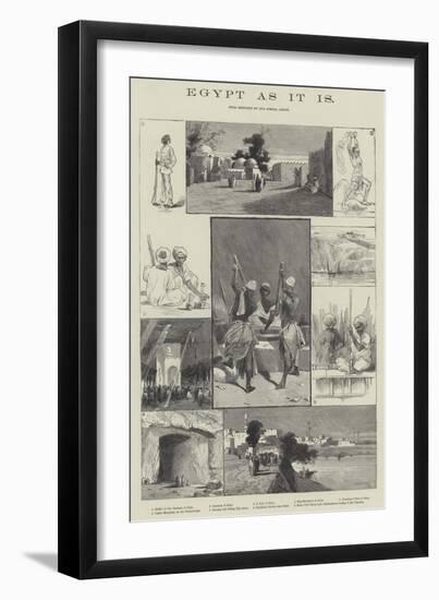 Egypt as it Is-Charles Auguste Loye-Framed Giclee Print