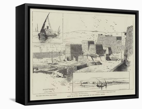 Egypt as it Is-Charles Auguste Loye-Framed Stretched Canvas